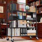 M MZG 5 Tiers Shelf 3300 lbs Steel Storage Shelving Utility Shelving Unit Steel - Image 6