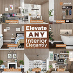 Avana Modern Acoustic Wood Wall Panels – 94.4 X 12.6 Inch White Oak Acoustic - Image 3