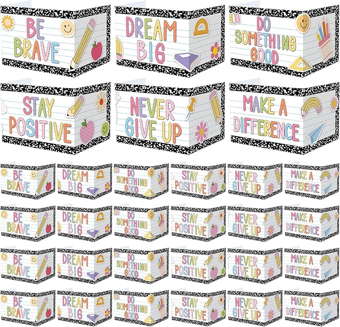 Honoson 24 Pcs Bulk Inspirational Privacy Folders by Honoson