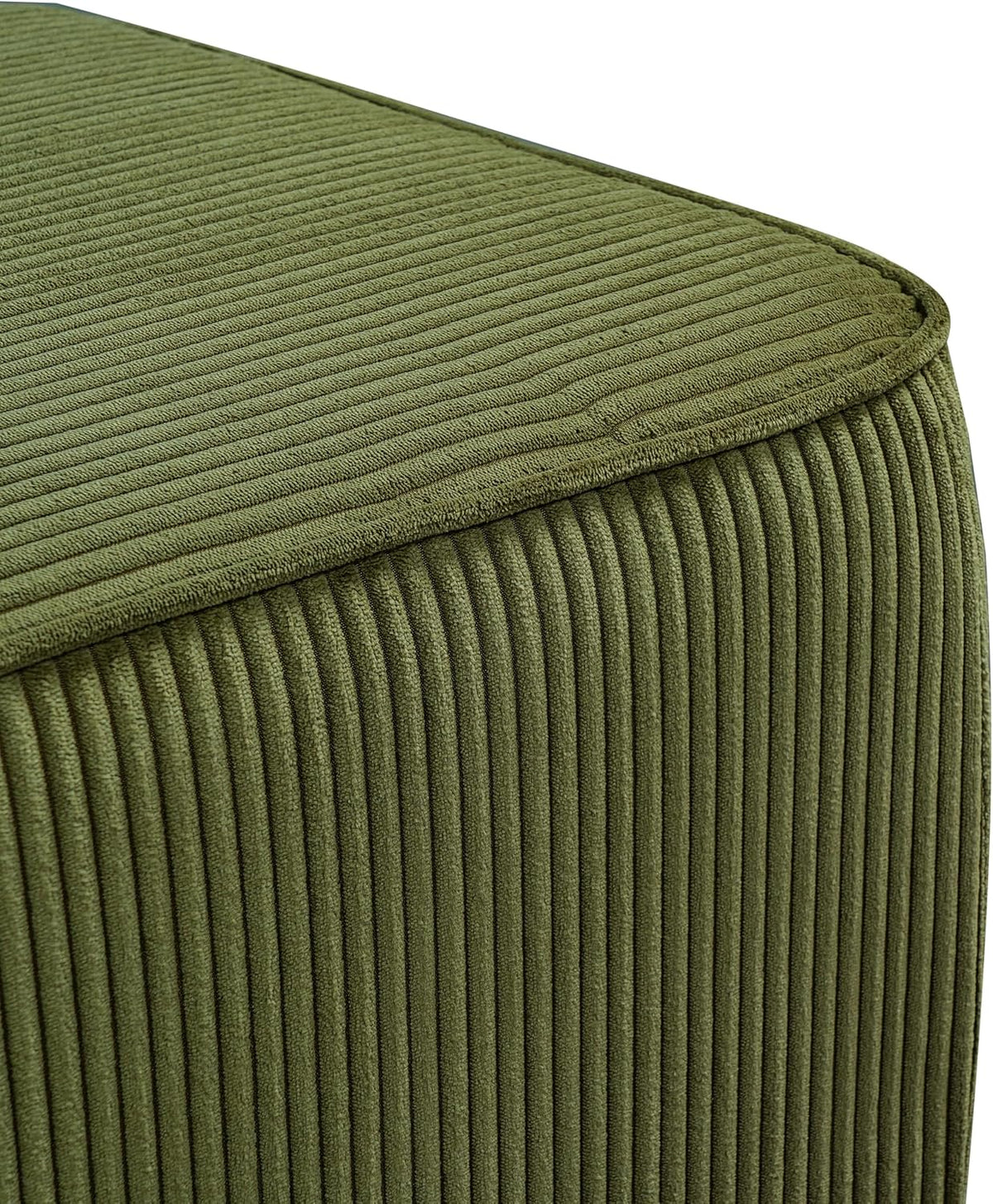 Christopher Knight Home Isa Corduroy Pouf Ottoman Foot Rest, Square Fabric Po...