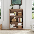 ChooChoo 3-Tier Bookcase, Wooden Bookshelf, Farmhouse Bookshelf - Image 6