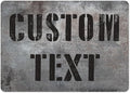 Custom Sign, Custom Street Sign, 11 Font Colors, 13 Font Styles, 4 Hole Options by MySignCenter