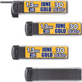 June Gold 120 Pieces, 1.3 mm 2B Lead Refills, 30 Pieces Per Dispenser, Medium by JuneGold