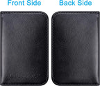 Wisdompro Business Card Holder, 2-Sided PU Leather Folio Name Card Holder - Image 6