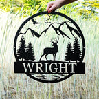 Custom Deer Outdoor Cabin Sign | Mountain Decor | Hunting Gift - Image 4
