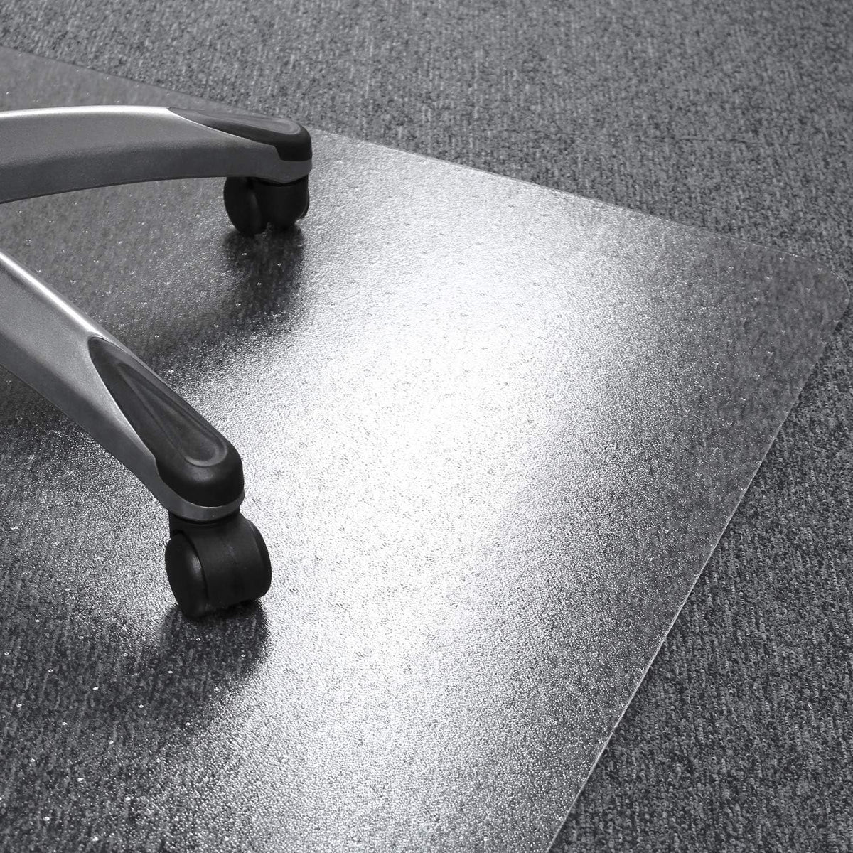 Floortex® Ultimat® Strong Polycarbonate Rectangular Chair Mat for Deep Pile C...