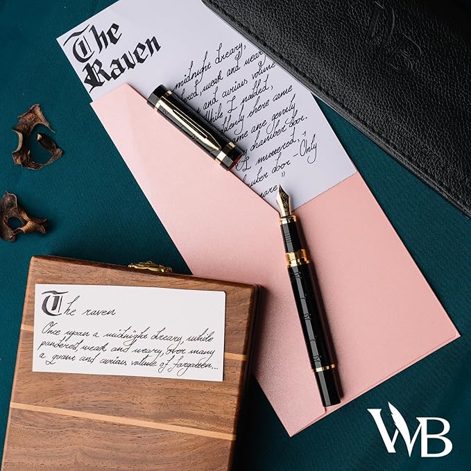 Wordsworth & Black Primori Fountain Pen Set; Extra Fine Nib, Gift Case - Image 8