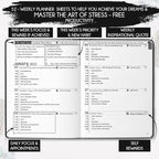 Life & Goal Planner – Undated Daily, Weekly & Monthly Organizer - Image 3