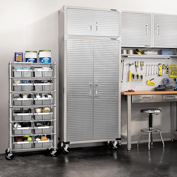 Seville Classics Heavy Duty NSF Bin Rack Solid Steel Wire Shelving Storage Unit - Image 4