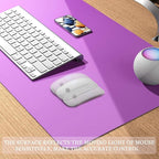 YSAGi Non-Slip Leather Desk Pad, Waterproof Laptop Computer Desk Keyboard Mat - Image 7