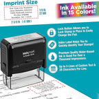Custom Self Inking Rubber Stamp - Image 3