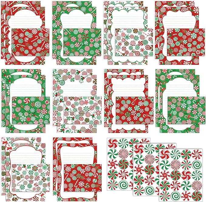 TaoBary 160 Pcs Stationery Paper Set 50 Double Sided Stationery Papers by TaoBary