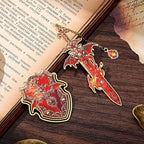 Dragon Knight Metal Bookmark & Book Clip Set - Image 3