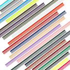 24 Pieces Book Binding Endbands 12 Inch 24 Colors Book Headband | Cotton Binding Kit for Bookbinding, Book Decor