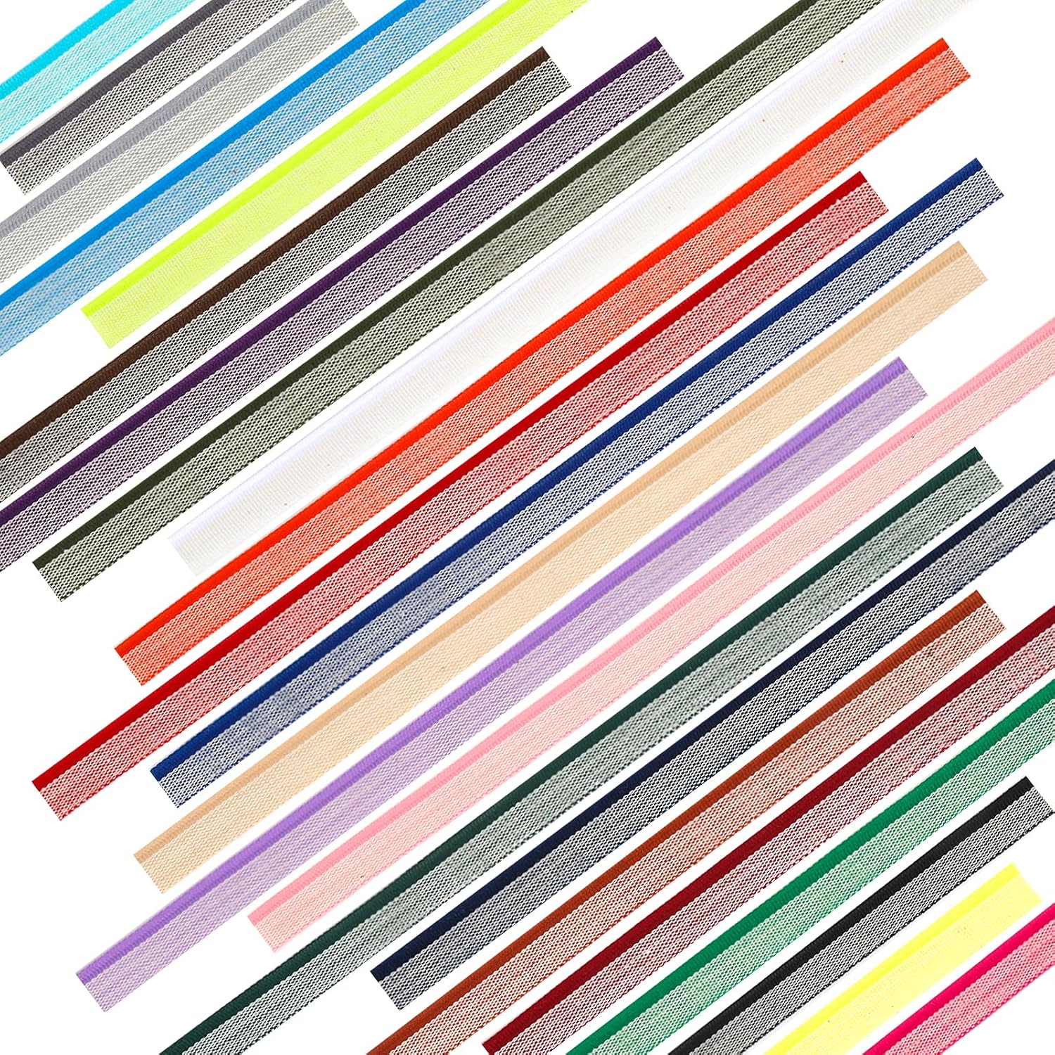 24 Pieces Book Binding Endbands 12 Inch 24 Colors Book Headband | Cotton Binding Kit for Bookbinding, Book Decor