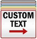 Custom Arrow, Custom Directional Sign, Right Arrow, 24x30 Inches, 3M EGP