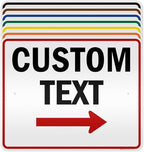 Custom Arrow, Custom Directional Sign, Right Arrow, 24x30 Inches, 3M EGP by MySignCenter