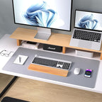 Aothia Leather Desk Pad Protector, Mouse Pad, Office Desk Mat, Non-Slip PU - Image 8