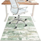 Office Chair Mat for Hardwood Tile Floor, Abstract 36"X 48" Desk Mats for by BESBLEE