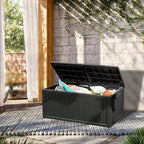 TARKARI 270 Gallon Lockable Resin Deck Box, Waterproof & UV-Resistant Outdoor - Image 2