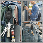 WSJSKMWQ 2-Pack Retractable Keychain, Heavy Duty Badge Reel - Image 8