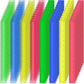 504 Pcs Rulers Bulk, 12 Inch Plastic Assorted Color Clear Rulers by Duchong