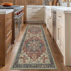 GENIMO 2x8 Runner Rugs for Hallway, Machine Washable Non Slip Vintage Rugs - Image 8