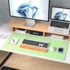 Aothia Leather Desk Pad Protector, Mouse Pad, Office Desk Mat, Non-Slip PU - Image 9