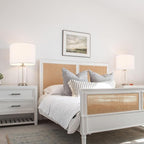 Set of 2 Pure White Linen Drum Lamp Shade 13" Top x 13" Bottom x 10" High - Image 8