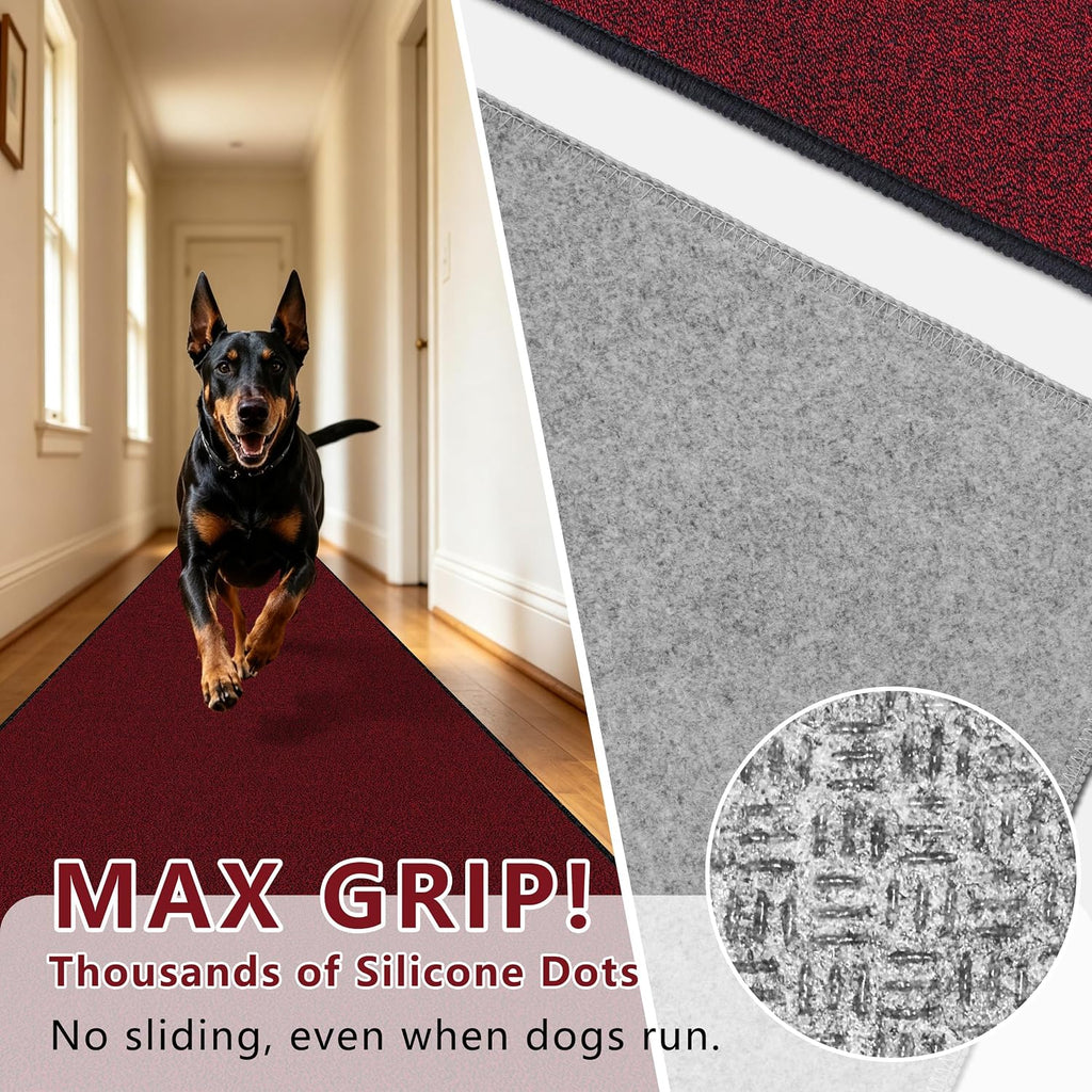 waterproof 2x6 runner rug non slip floor runners, side view