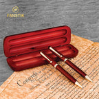FANSTIK Customized Cherrywood Double Ballpoint Pen Set - Image 2