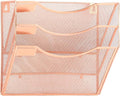 EASEPRES 3 Pocket Mesh Hanging Wall File Organizer, Wall Mounted Mail Paper by EASEPRES