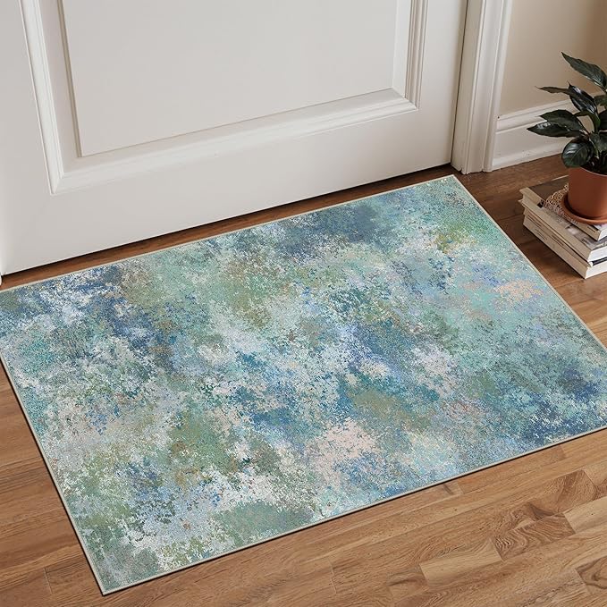 GENIMO 2x3 Rugs for Entryway Entrance, Modern Lightweight Rug Ultra Soft Indoor - Image 3