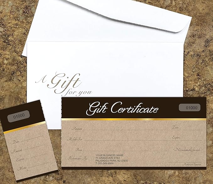 IMPACTONLINEPRINTING Custom Gift Certificates Cards - Image 3