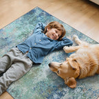 Office Chair Mat for Hardwood Tile Floor, Abstract 36"X 48" Desk Mats for - Image 7