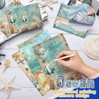 TaoBary 160 Pcs Stationery Paper Set 50 Double Sided Stationery Papers - Image 3