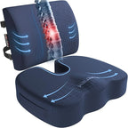 FORTEM Seat Cushion, Office Chair Cushion, Lumbar Support Pillow by FORTEM