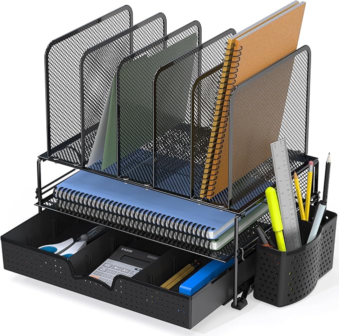 SIMPLE HOUSEWARE Mesh Desk Organizer - Image 5