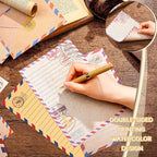 TaoBary 160 Pcs Stationery Paper Set 50 Double Sided Stationery Papers - Image 2