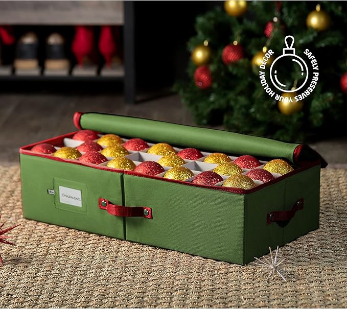 ZOBER Underbed Christmas Ornament Storage Box - Image 2