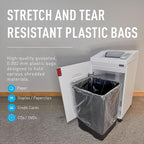 IDEAL Maintenance Combo Pack AC0920H Heavy-Duty Shredder Bags 20”x47”, Case of - Image 6