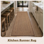 montvoo-2x6 ft indoor outdoor runner rugs for entryway, close-up detail