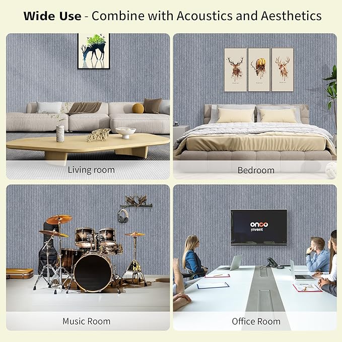 Acoustic Panels, 5 Pack Sound Panels Noise Reducing - Image 4