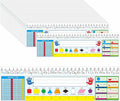 36 PCS Desk Nameplates, Double Sided PET Film Desk Name Tags by Gethelud