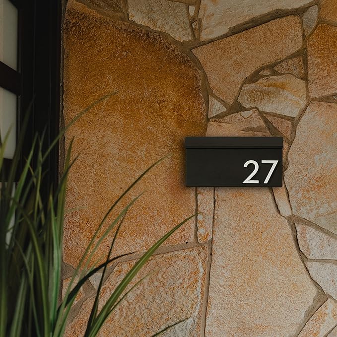 post & porch The OG Mailbox | Wall Mounted Mailbox | Black/Brown/White/Grey - Image 5