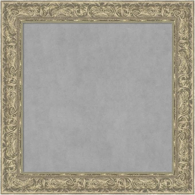 Amanti Art Silver Framed Magnetic Board 31x31 Medium Vision Board by AmantiArt