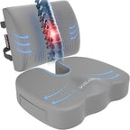 FORTEM Seat Cushion, Office Chair Cushion, Lumbar Support Pillow by FORTEM