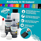 MaxMark Premium Refill Ink for self Inking Stamps and Stamp Pads, Crimson Red - Image 4