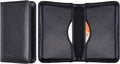 Wisdompro Business Card Holder, 2-Sided PU Leather Folio Name Card Holder by Wisdompro