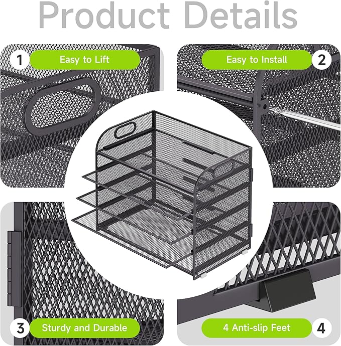 Cawukege 5 Tier Paper Organizer - Image 4